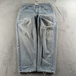 Vintage Y2K Levis 560 Jeans 36x32 (Fits 34x31) Blue Light Wash Wide Baggy Skater